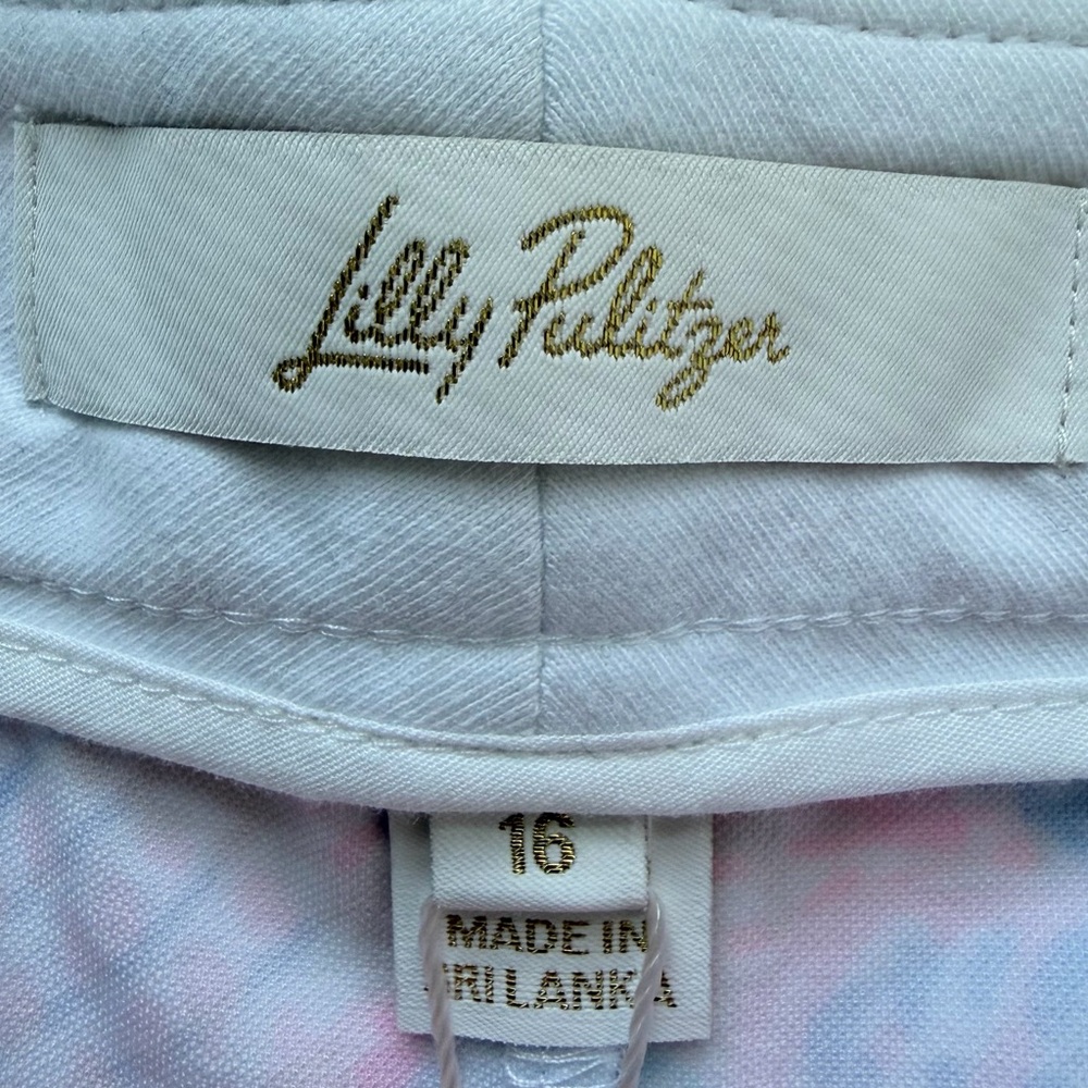Lilly Pulitzer Callahan Mid Rise Short Multi Roar of the Seas 2025 NWT Size 16 - Picture 7 of 11